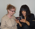 Dette er back stage, hvor det er min tur til at møde Loreen. (Fik en til at tage billedet for mig.) :)
